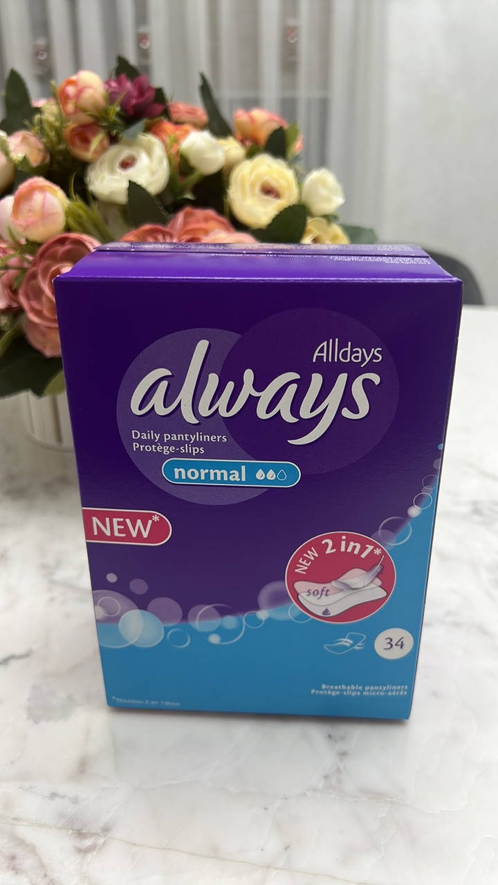 

Гігієнічні прокладки, 34 шт. Always Dailies Extra Protect Large