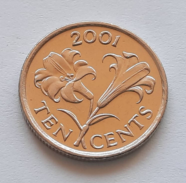 

Бермуды 10 центов 2001