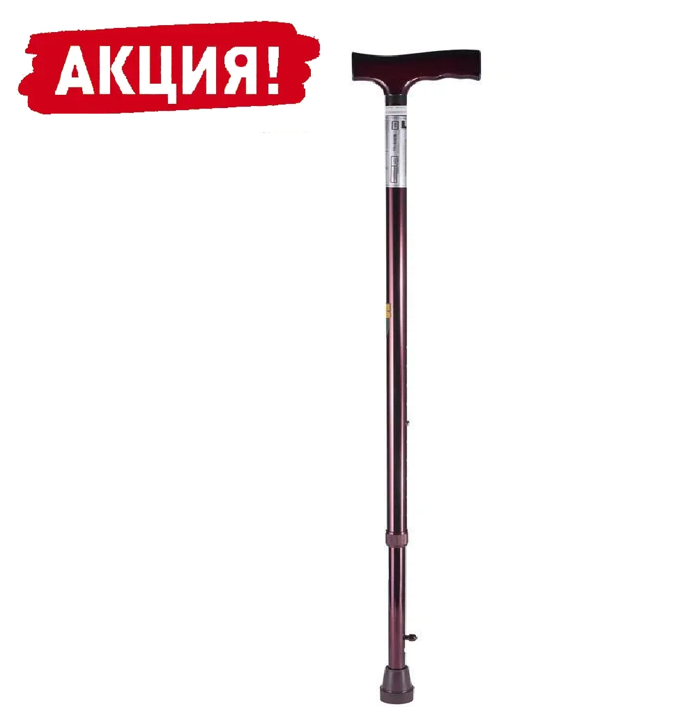 

Трость, палочка для ходьбы с УПС и Т-образной ручкой B2010+ice (тросточка опорная)