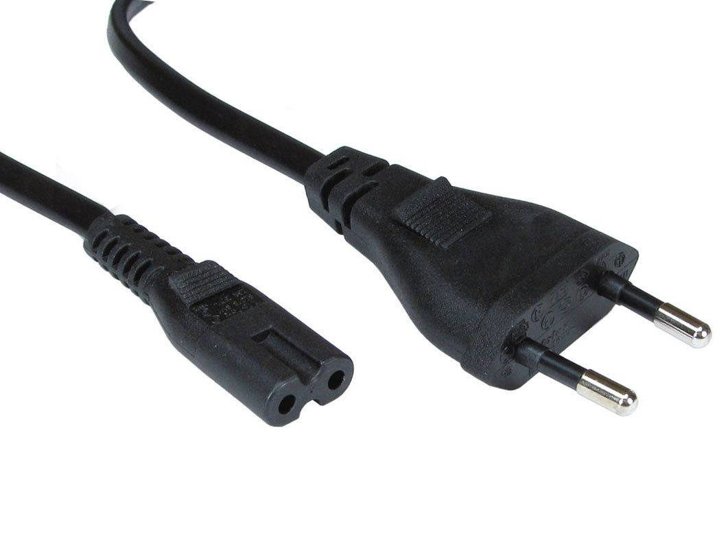 

Кабель сетевой 220V DJI-608 2 pin Black (1262), Черный