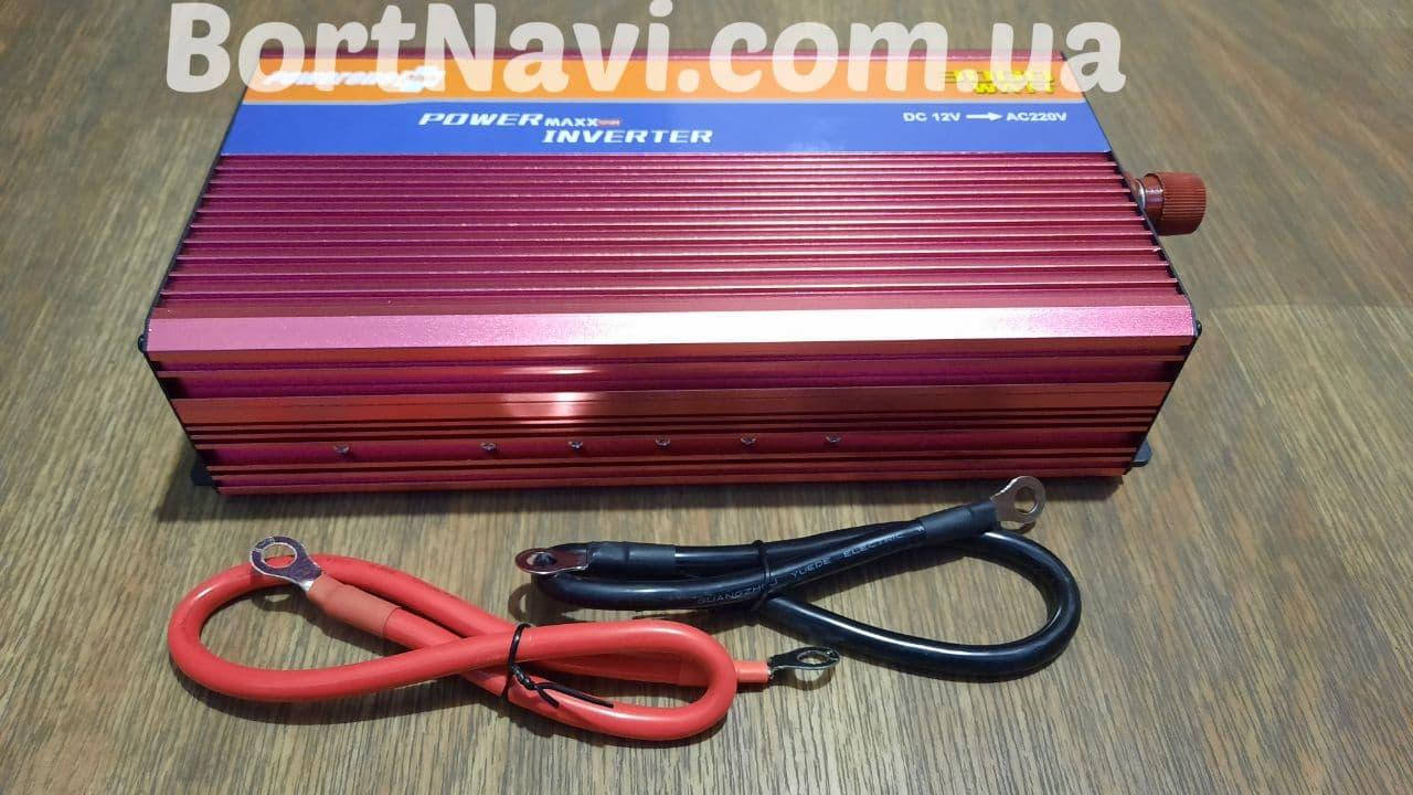 

Преобразователь авто инвертор PowerOne Plus 12V-220V 3000W