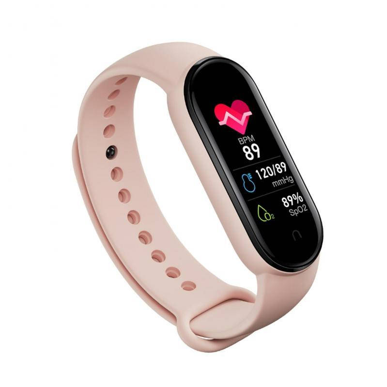 

Фитнес браслет Xiaomi Mi Band Умные часы М6 (Pink)