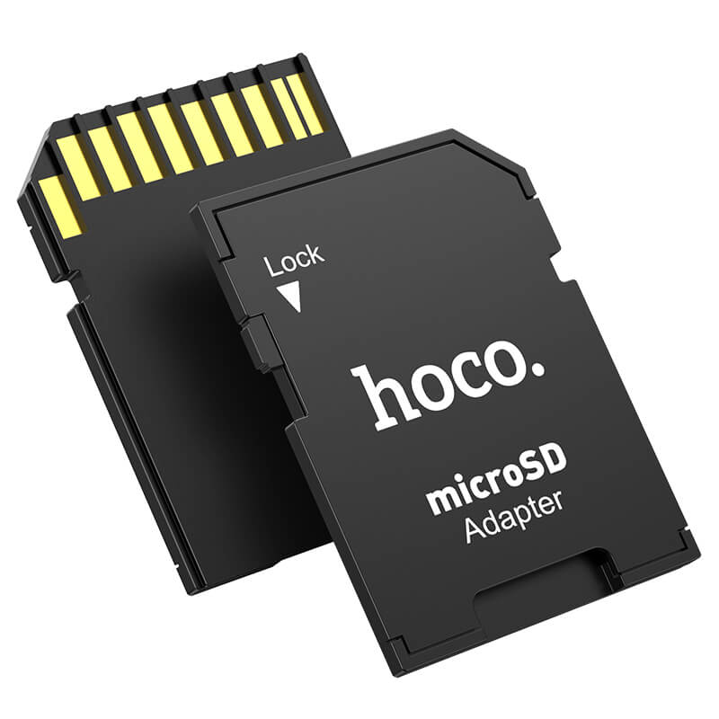 

Переходник, адаптер для карт памяти HOCO TF to SD card HB22 Черный