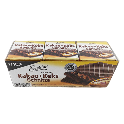 

Вафлі Ексельсіор какао Excelsior kakao 250g (Код : 00-00004481)