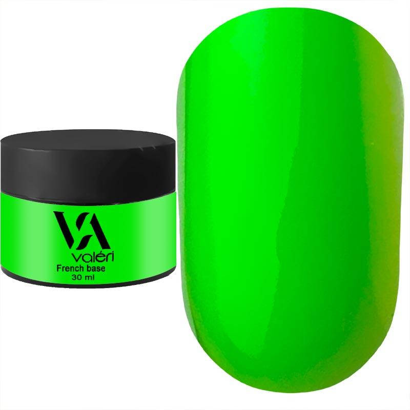 

Valeri French Base № 42 Neon - неоновая цветная база (салатовый, неон), 30 мл