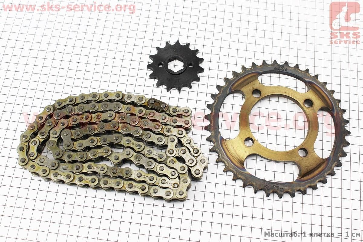 

Viper -F5 Звезды, цепь к-кт 428H-112L+38T+15T (ZS200 - Viper F5)