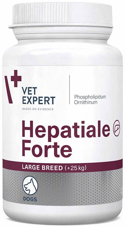 

VetExpert Hepatiale Forte Large Breed Гепатопротектор для собак крупных пород 40 таблеток