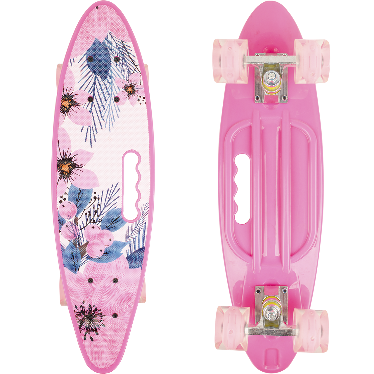 

Розовый пенни борд со светящимися колесами Penny Board Original