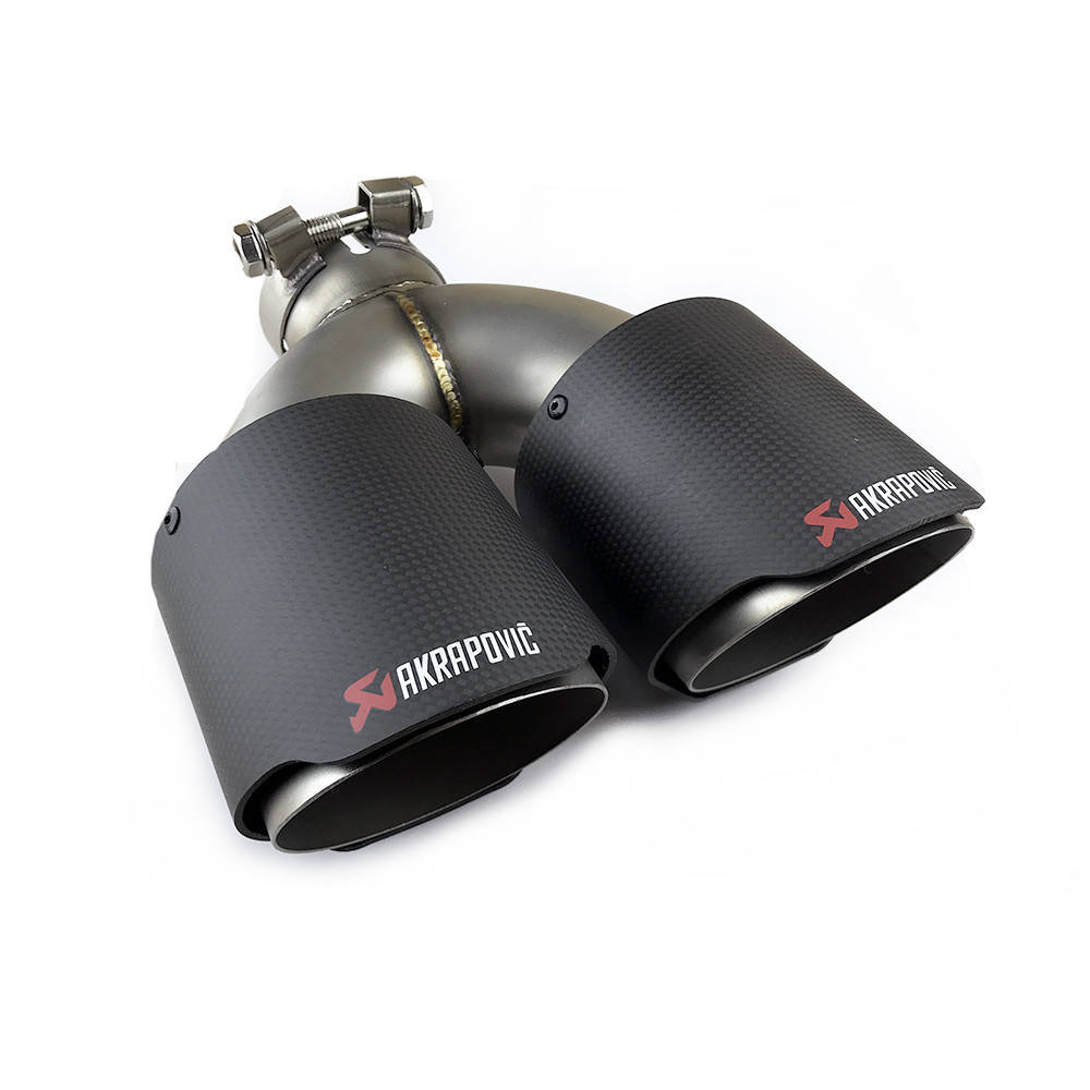

Тюнинг насадки на глушитель Akrapovic 63-101 Y Двойной (ZB) carbon