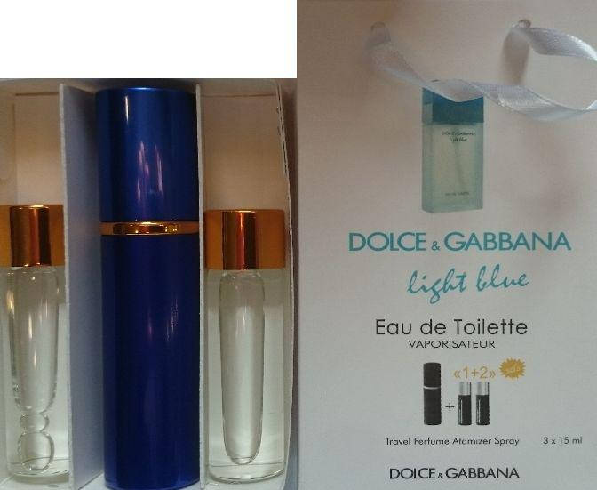 

Духи женские 3в1 Dolce&Gabbana Light Blue 45 мл. (Дольче габбана лайт блу)