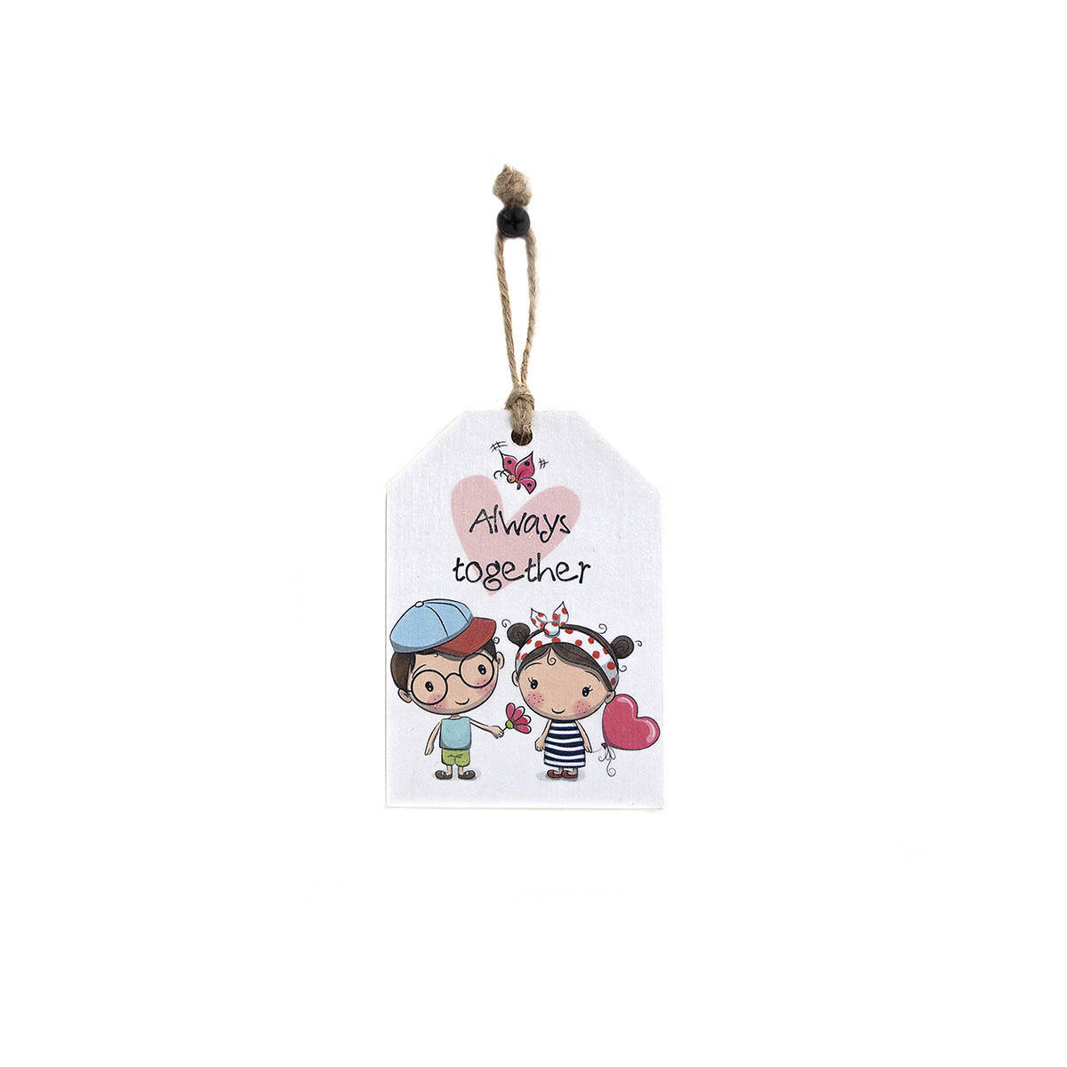 

Деревянная открытка "Always together", размер 6,5 х 10 х 0,6 см
