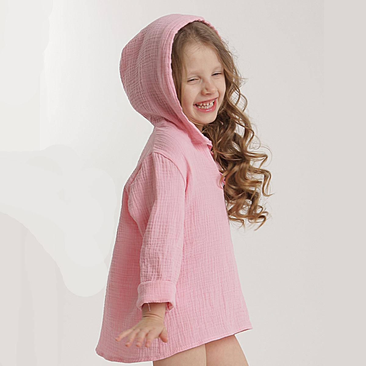 

Туника муслинова для девочки (110, 116 см), Пудра