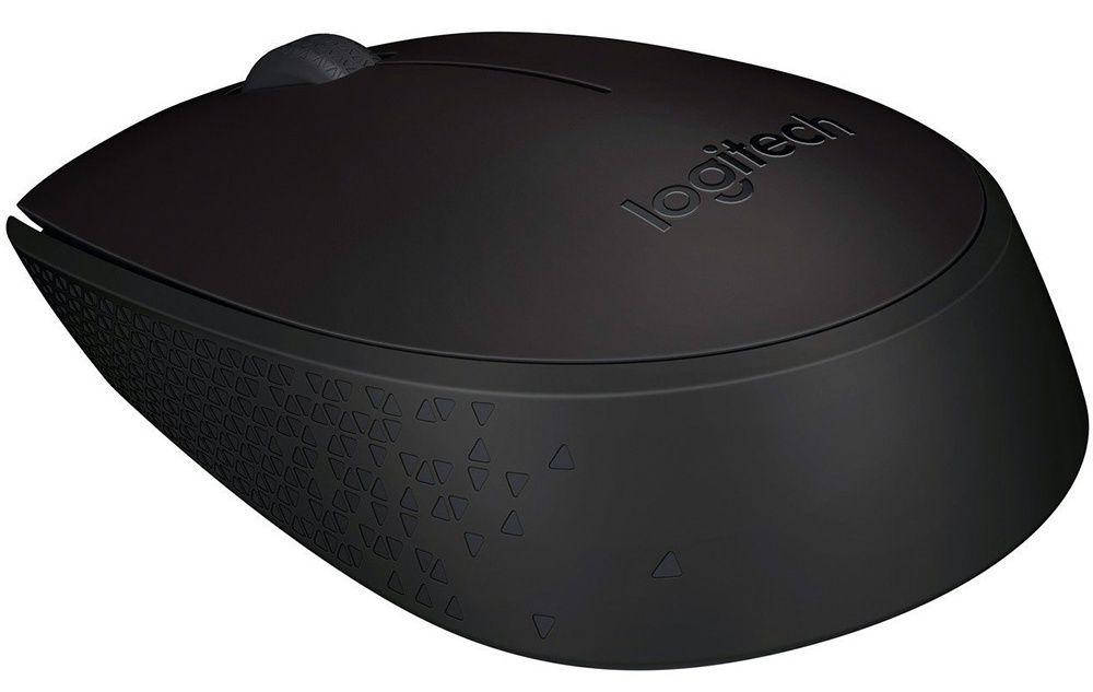 

Мышь Logitech B170 Wireless USB Business Black (910-004798), Черный