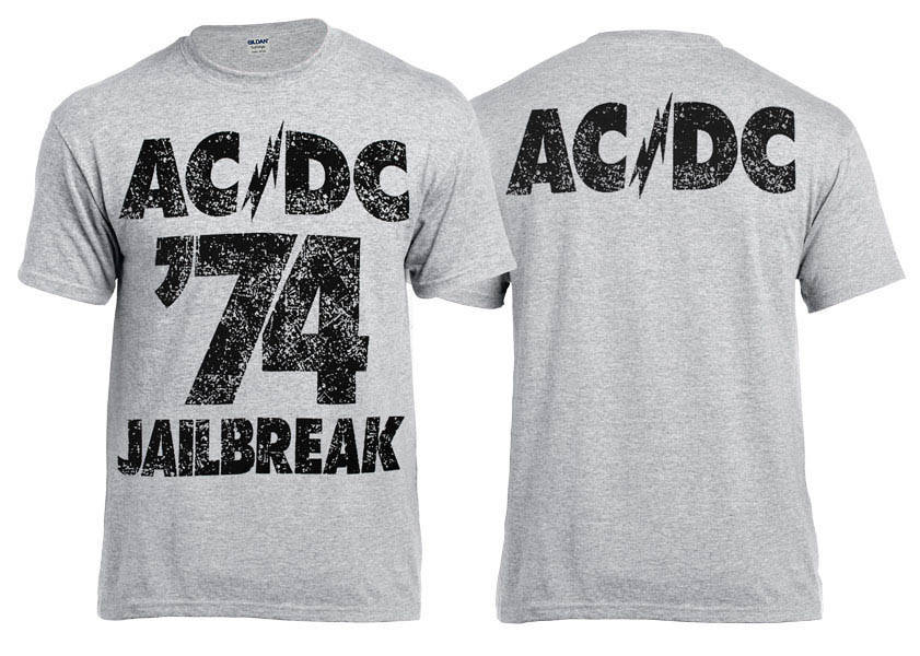 

Футболка AC/DC Jailbreak меланжевая
