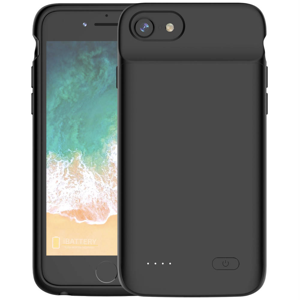 

Чехол аккумулятор для iPhone 6/6s/7/8 3200 mAh black, Черный