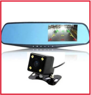 

Видеорегистратор-зеркало с камерой заднего вида BLАСKBОХ DVR FullHd