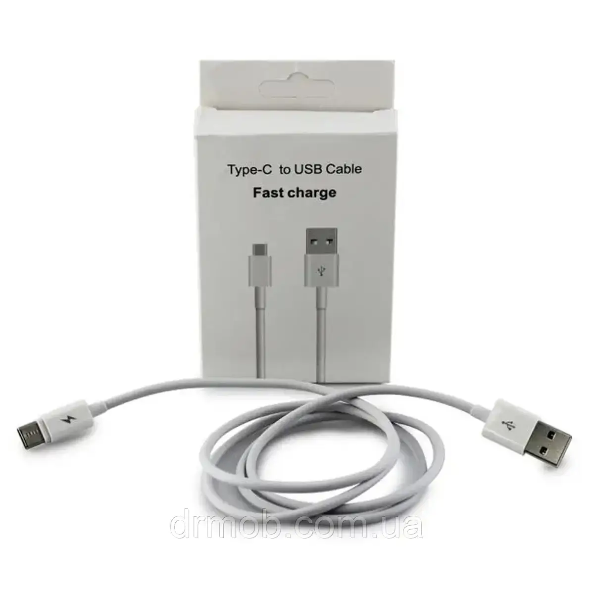 

Шнур для телефона cable FAST Charge Type-C / Зарядный кабель для смартфона Тайп-С, Белый