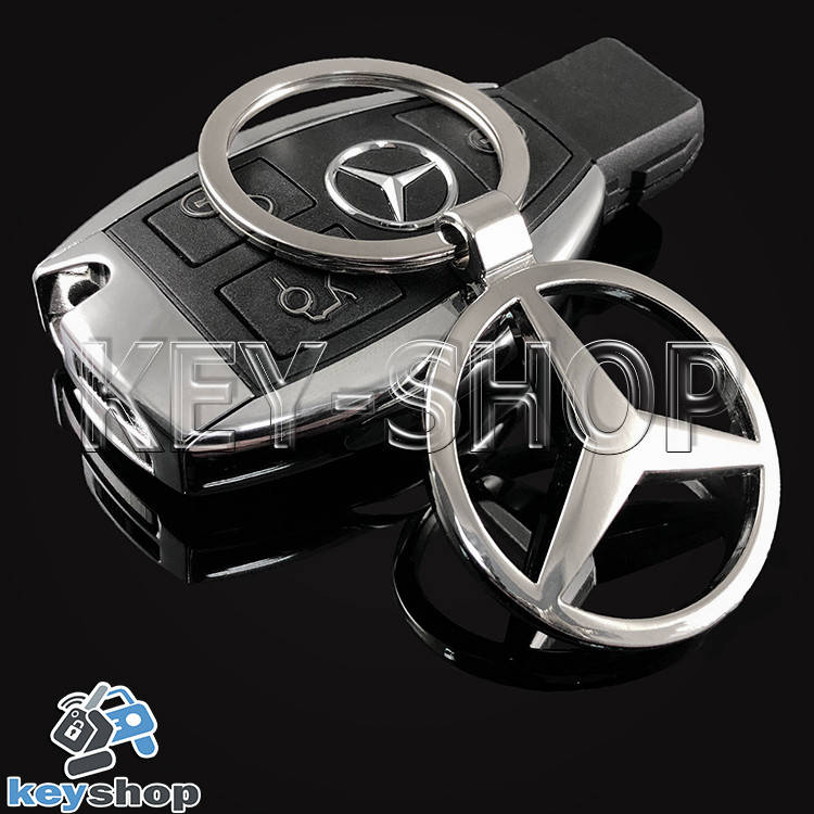 

Брелок для авто ключей Mercedes (Мерседес) металлический