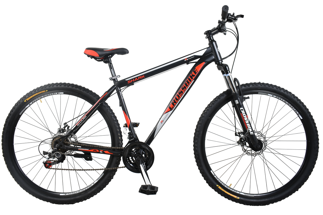 

Горный велосипед найнер Crossbike Shark 29 (2020) new, Черный