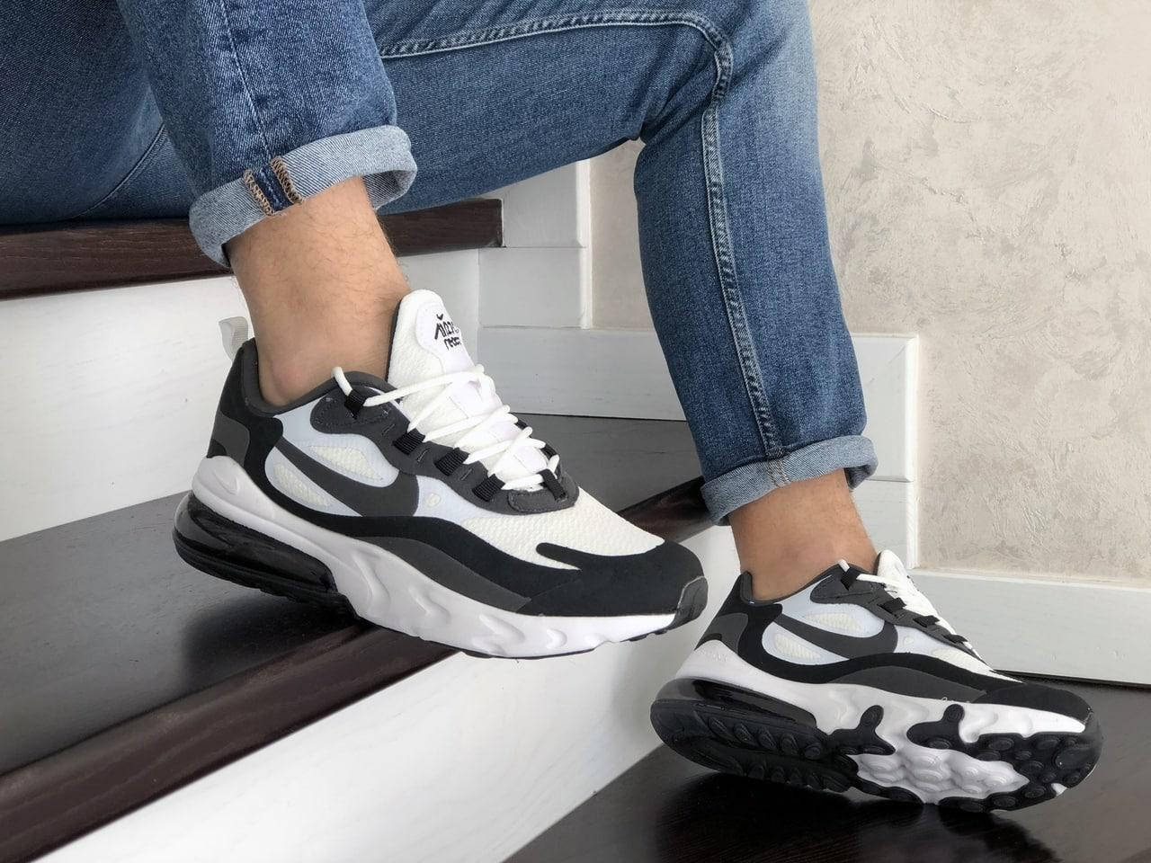 

Кроссовки Nike Аir Мax 270 React, Черно-белый
