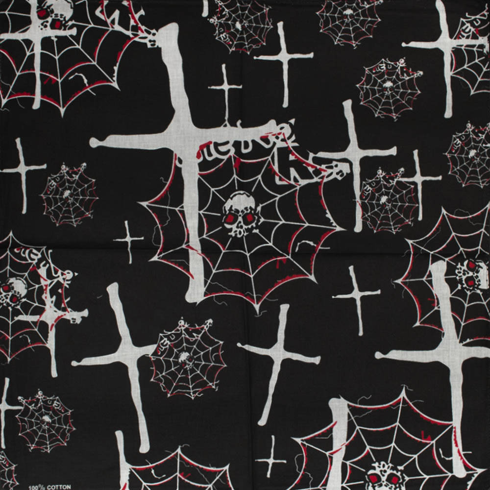 

Бандана BAN-066 Skulls and Web, Разные цвета