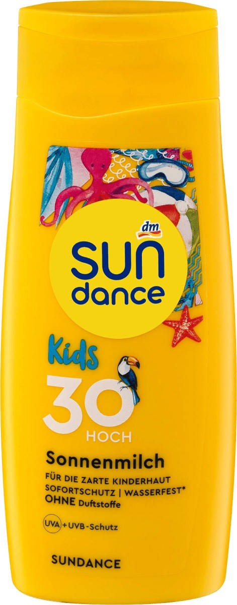 

Sundance Sonnenmilch Kids LSF 30 солнцезащитное молочко для детей СПФ 30 200 мл