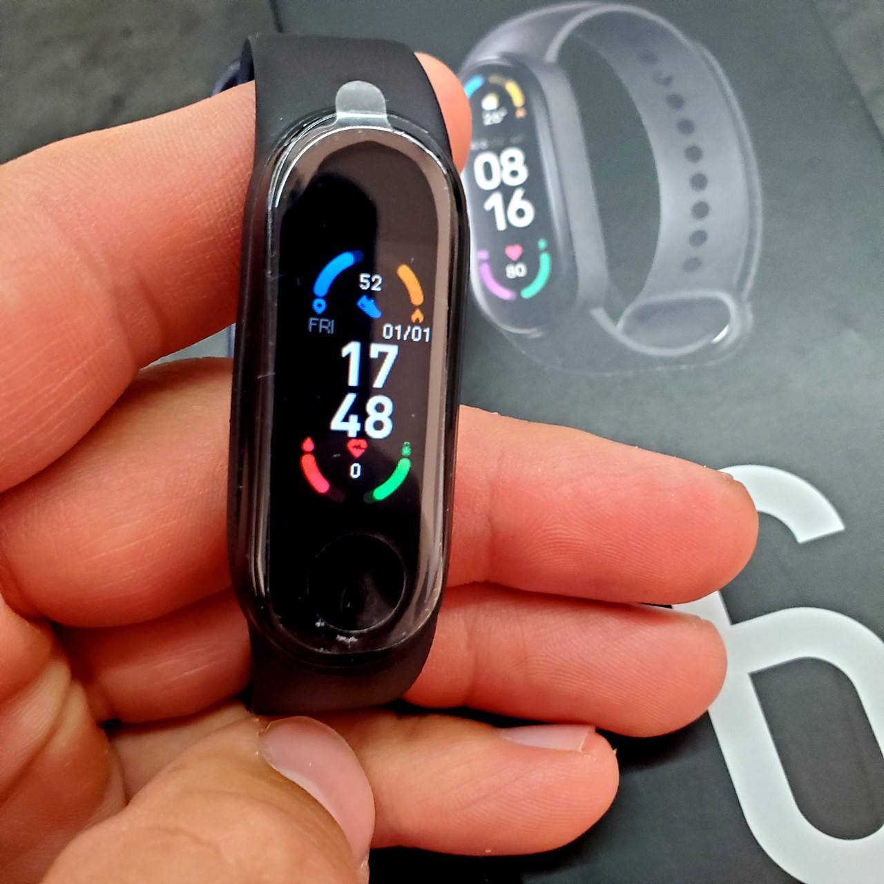 

Фитнес-браслет Smart Band М6 шагомер пульсометр черный (black) фитнес трекер M6