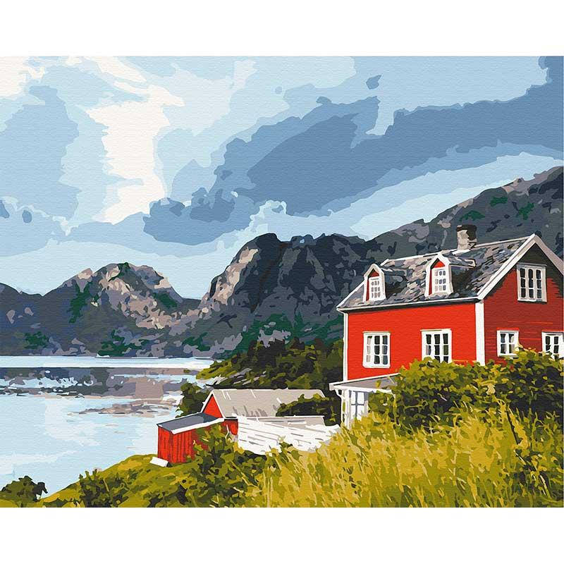

Набор для росписи картина по номерам ArtCraft Фьорды Норвегии 40*50 см