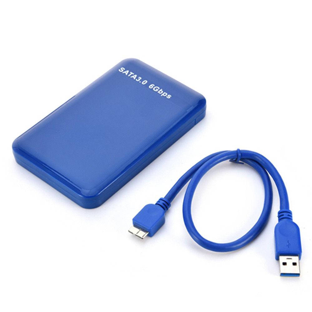

USB 3.0 SATA JMS578 внешний бокс для HDD SSD 2.5 разборной синий