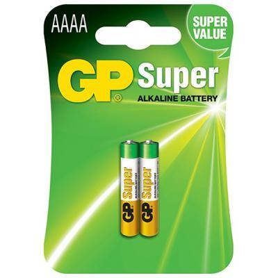 

Батарейка GP AAAA LR61 Super Alcaline * 2 (GP25A-2U2) (код 690736)