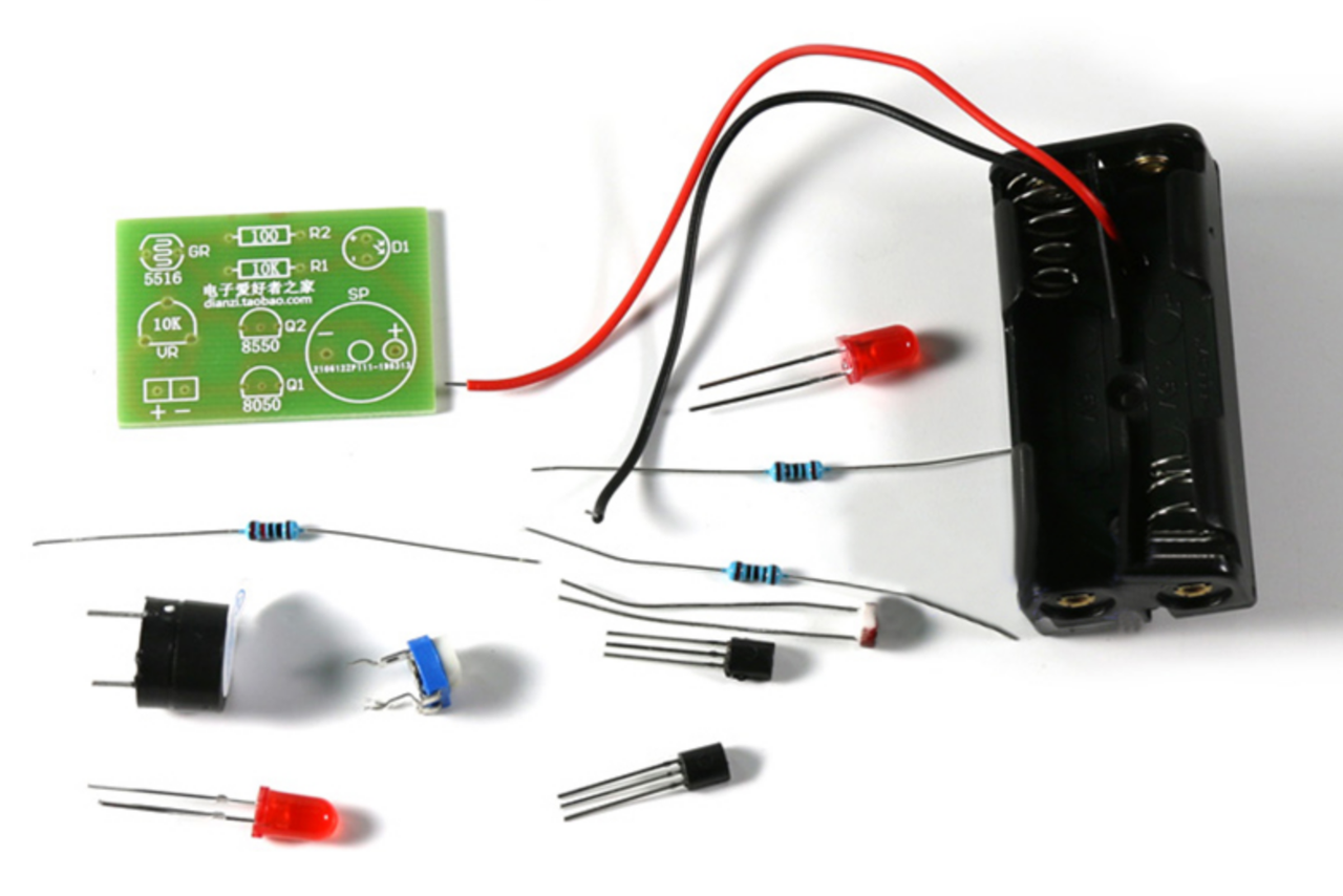 

Светочувствительный звуковой датчик, набор для самостоятельной сборки DIY KIT. Радиоконструктор