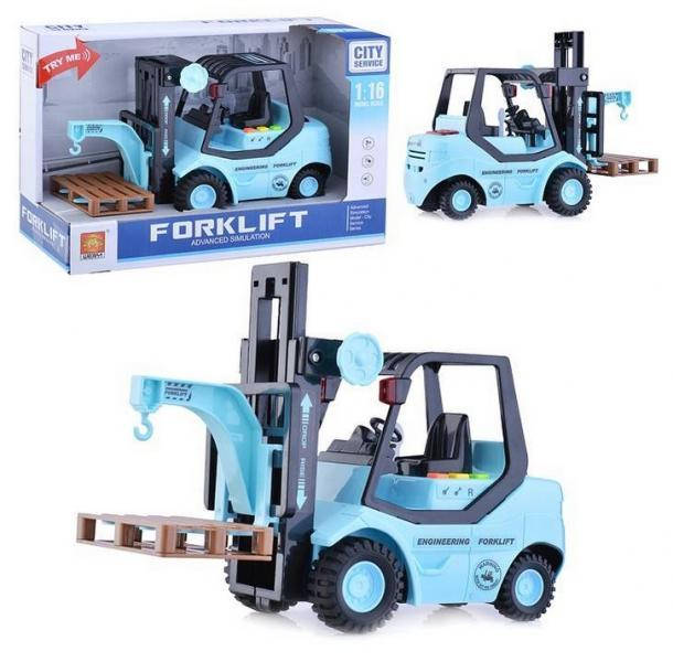

Машина Погрузчик City Service WY690B, масштаб 1:16, свет, звук, Разные цвета