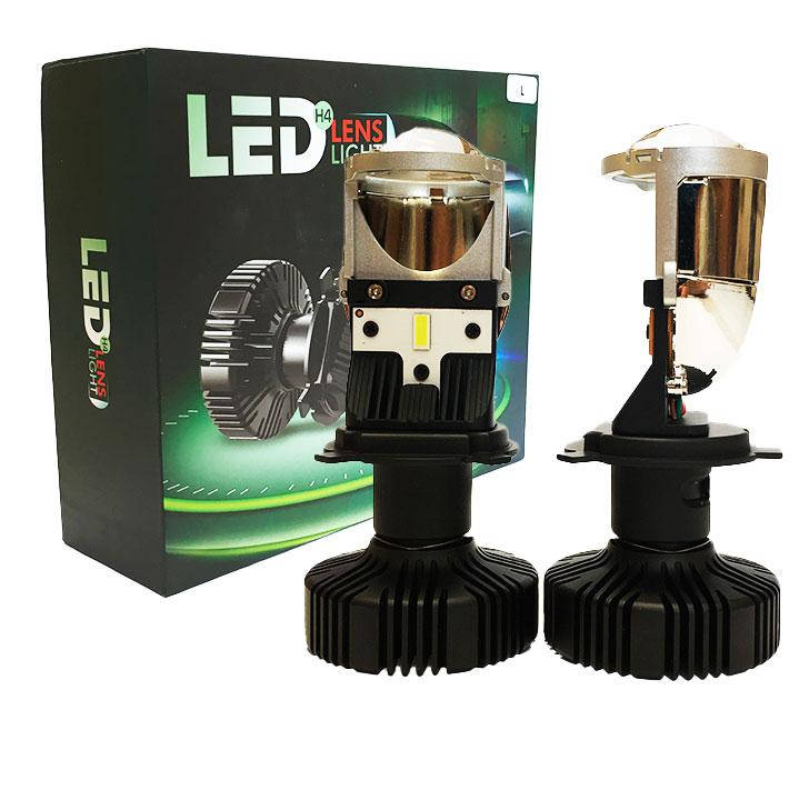 

Светодиодные Led лампы h4 с линзой 6500К - Bi-Led H4 мини линзы - Гарантия