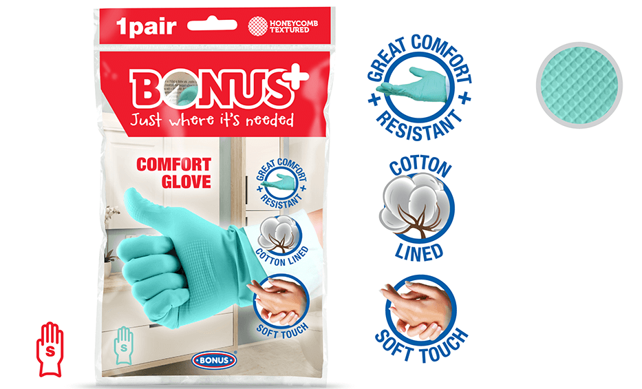 

Перчатки резиновые Bonus B005 Comfort Glove 1 пара