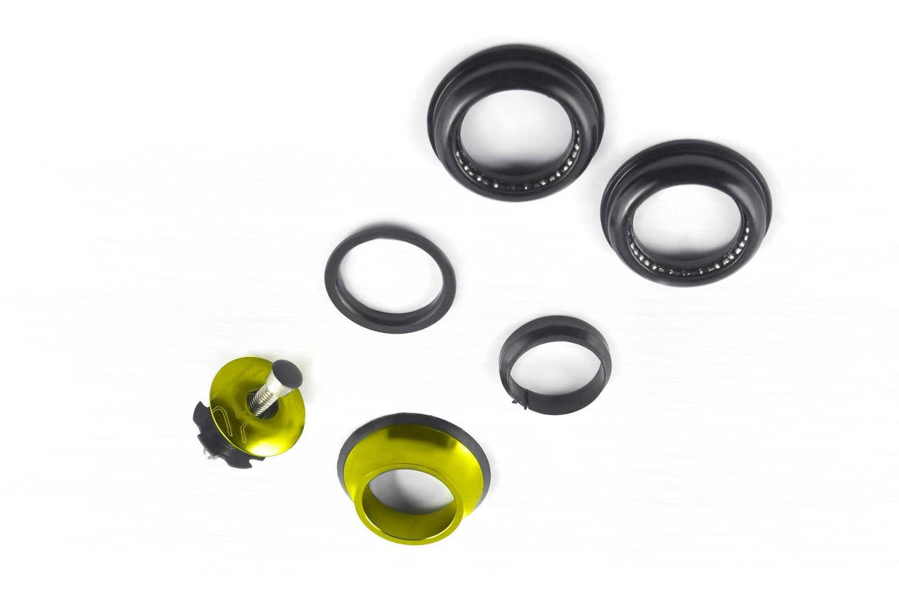 

Подшипники рулевой колонки велосипеда удлиненные, желтые