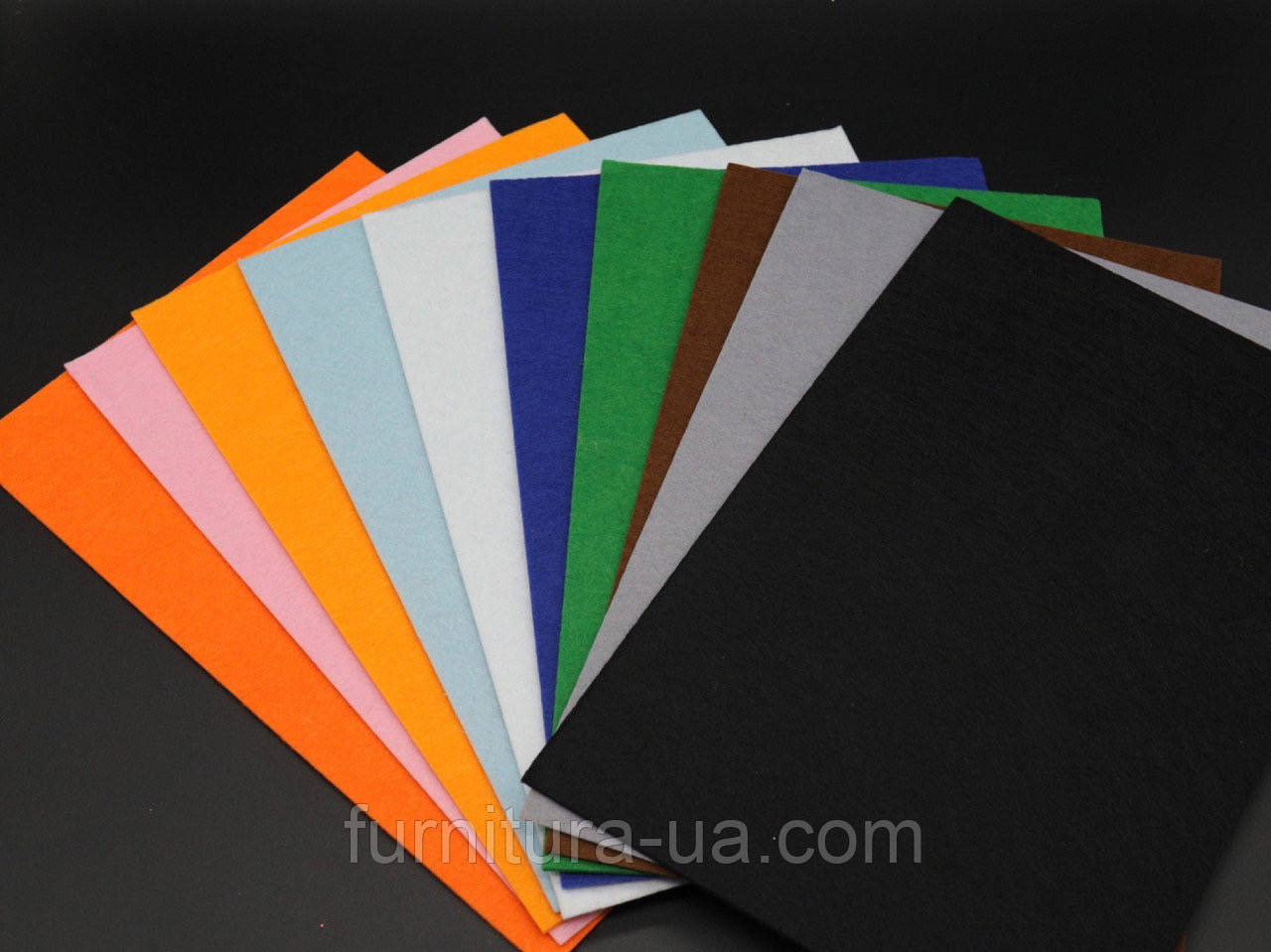 

Набор фетра для рукоделия. 2мм. 10шт/уп. Микс