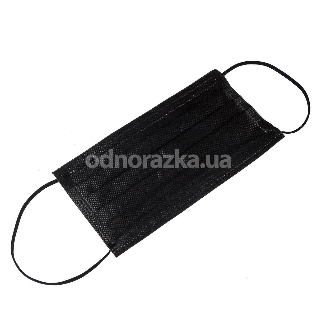 

Маска медицинская трехслойная, черная, 50 шт, Черный