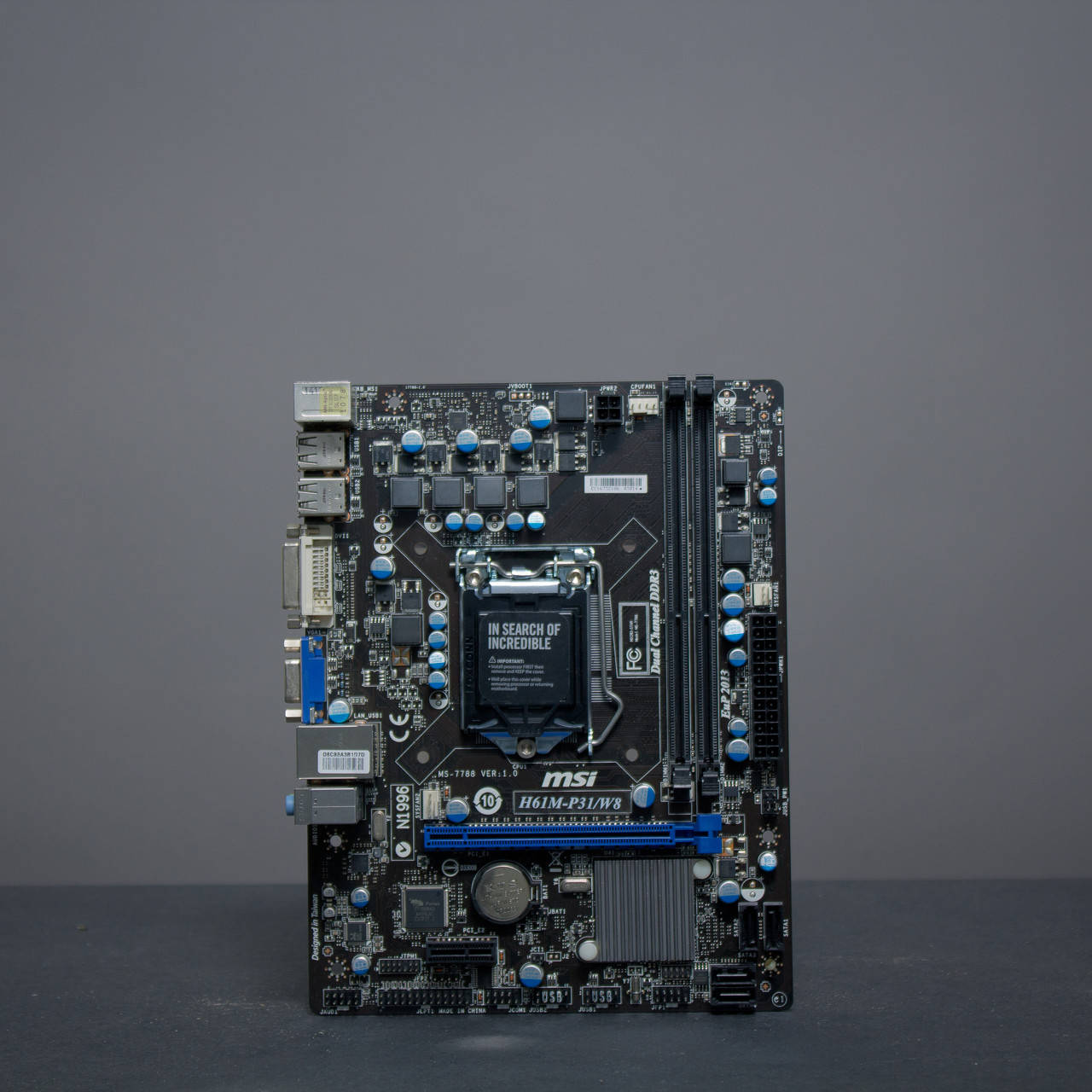 

Материнская плата MSI H61M-P31/W8 LGA 1155 (H61M-P31/W8) Б/У