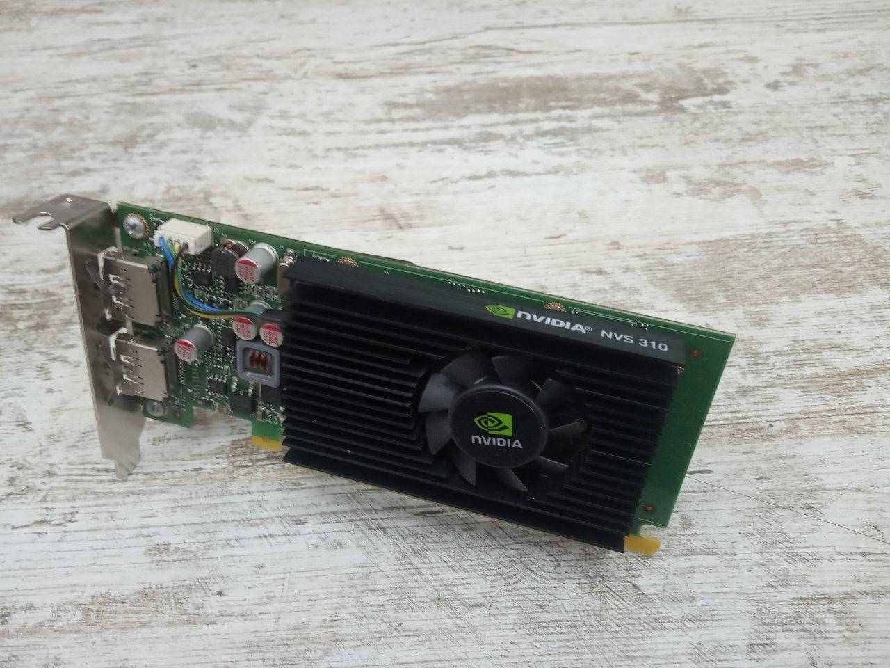 

Б/У, Видеокарта, NVidia NVS 310, 512 Mб, 64 бит, GDDR3