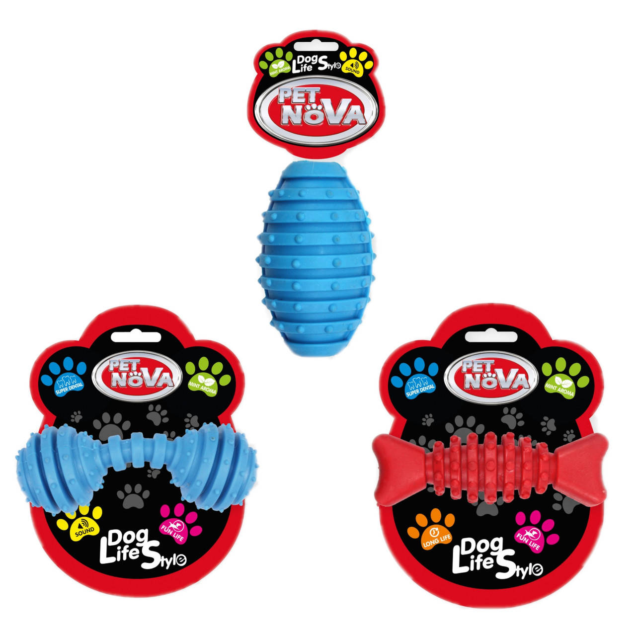 

Набор игрушек для собак Pet Nova «Регби»