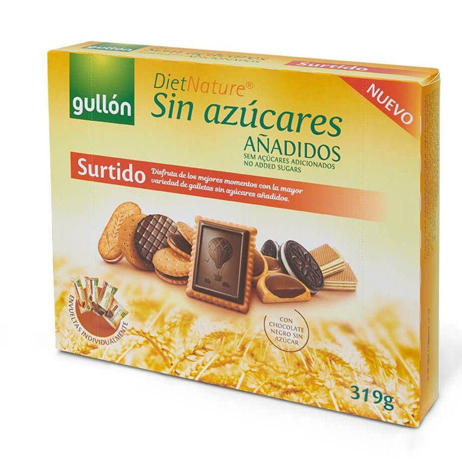

Печенье GULLON Diet Nature Асорти без сахара, 319 г, 6шт/ящ