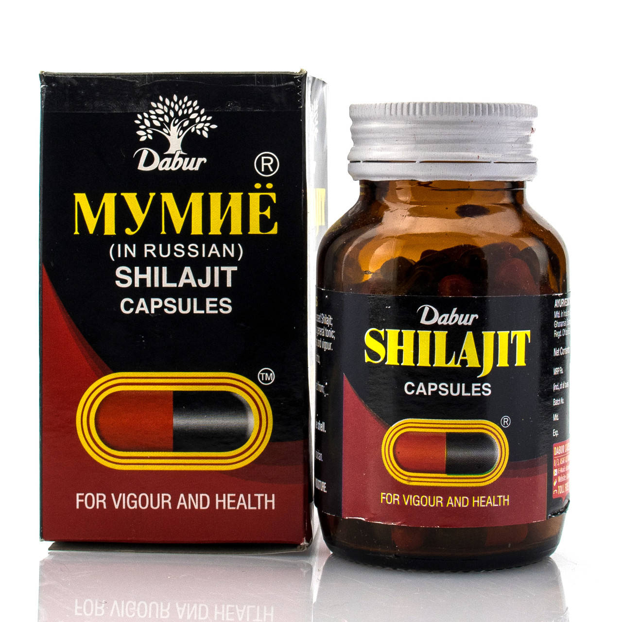 

Мумие Шиладжит (Shilajit DABUR), 100 кап.