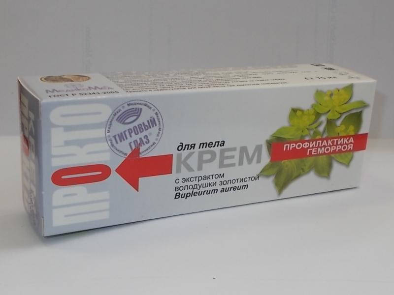 

Тигровый Глаз ПРОКТО крем для тела 75 мл