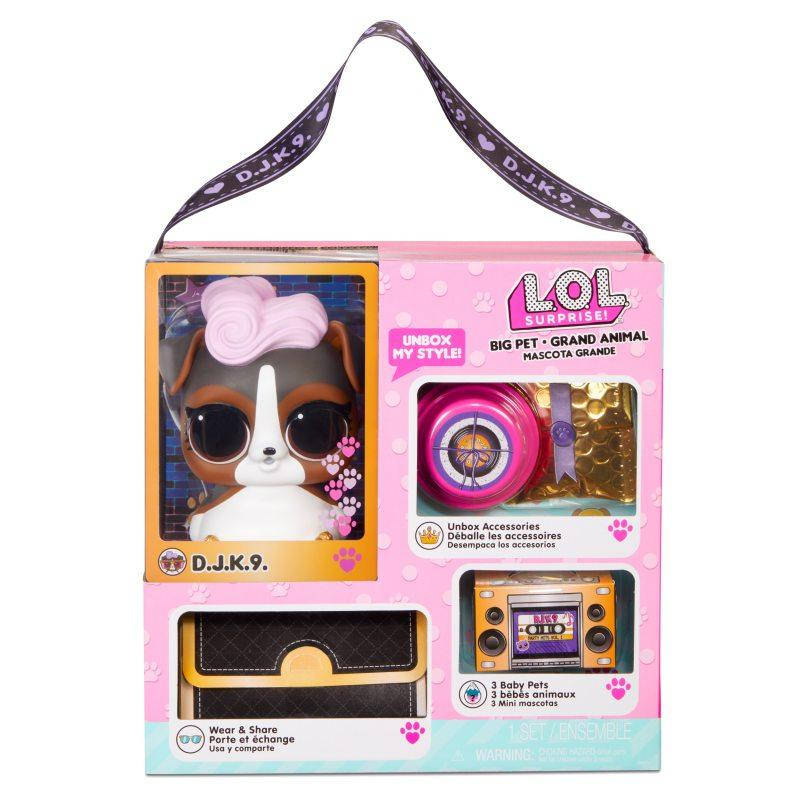 

Игровой набор большой питомец Лол Ди Джей щенок LOL Surprise Big Pet DJ K.9.