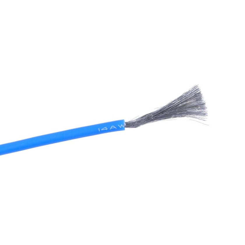 

Провод силиконовый 14 AWG - 2,0 кв.мм (400х0,08) 1 м Синий