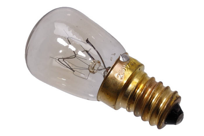 

Лампочка для духовки, E14 S/25W/300°С 26х58 мм