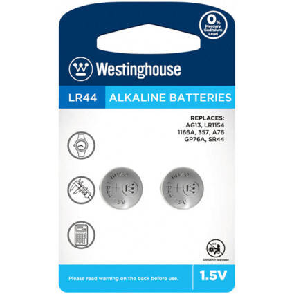 

Батарейка Westinghouse Alkaline G13/ 357/ LR44 (2шт)