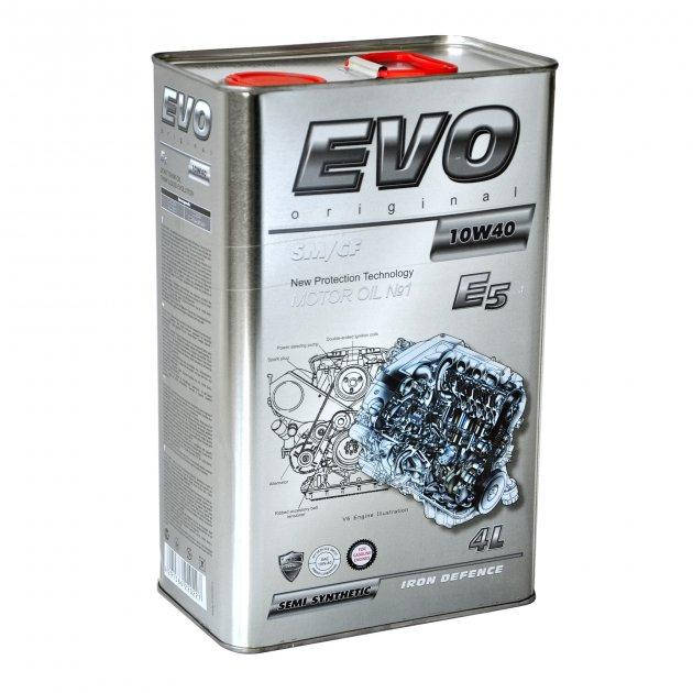 

Моторное масло EVO E5 10W-40 SM/CF 4L( E5 4L 10W-40 )