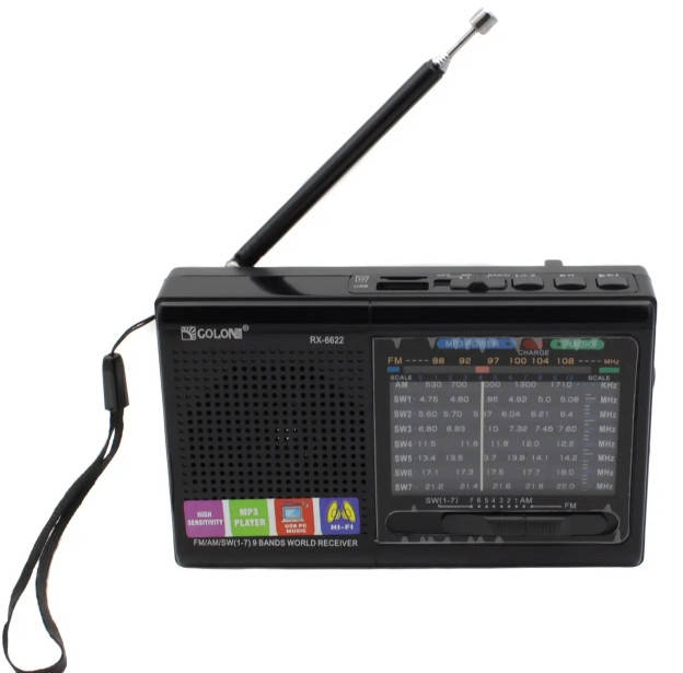 

Портативный радиоприемник Golon RX-6622 3 Вт + USB шнур