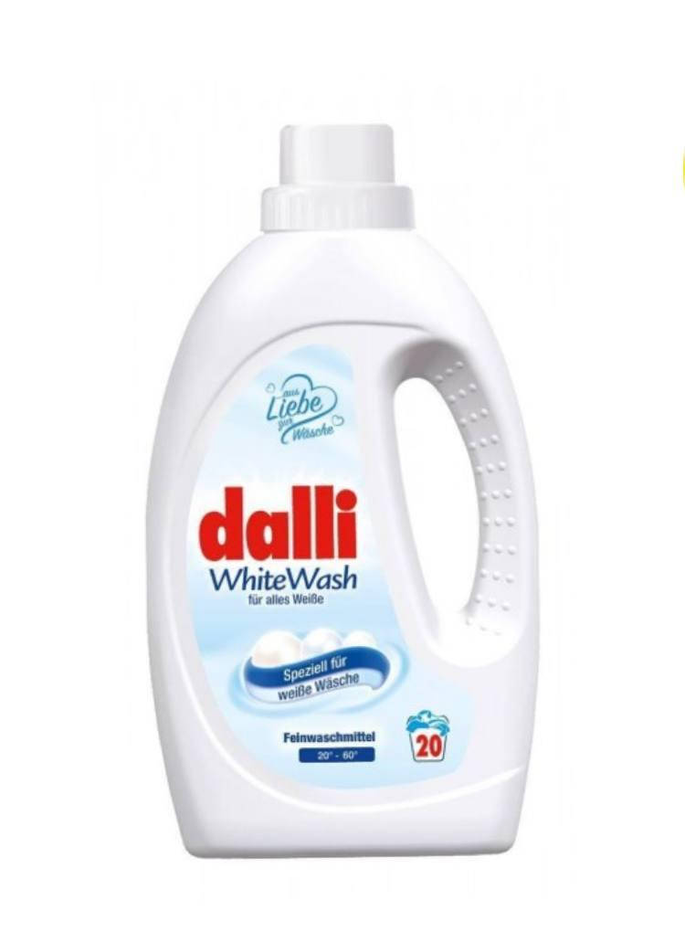 

Гель для стирки Dalli White Wash для белого и светлого белья, 1.1 л (20 стирок)